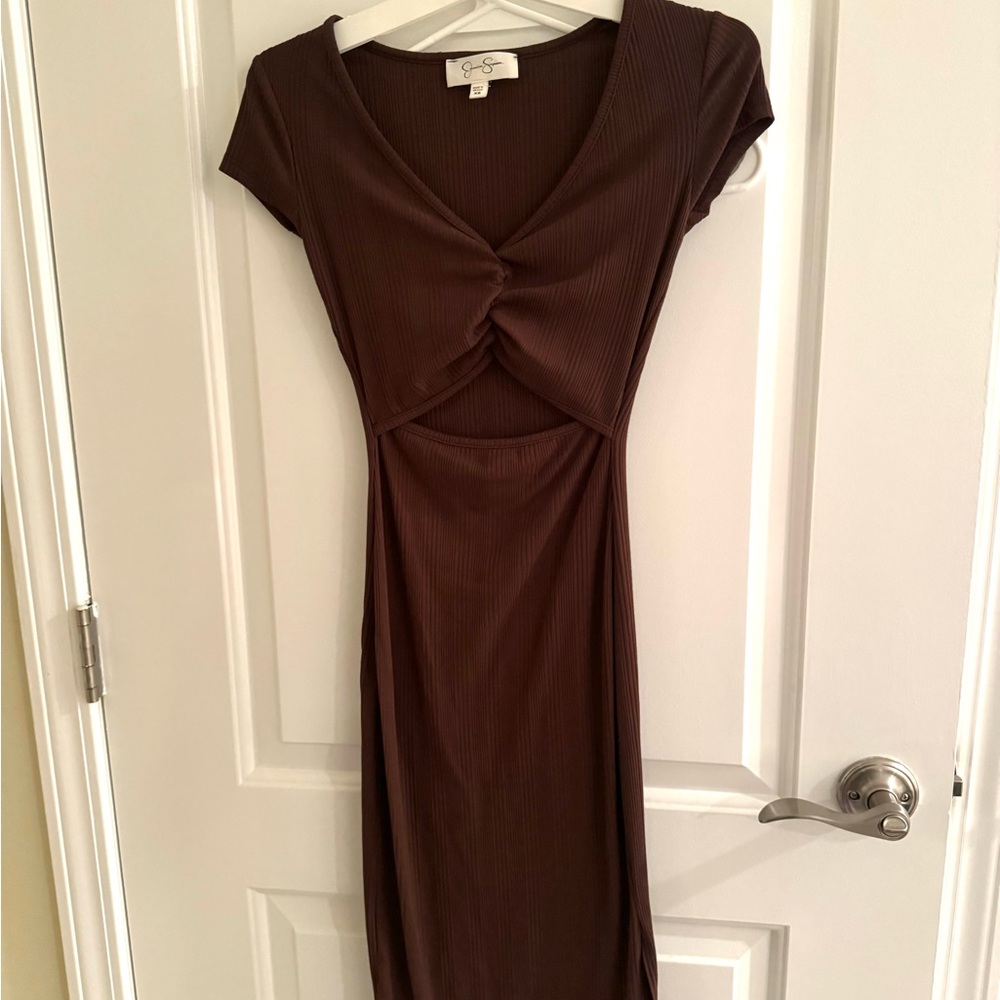 Brown Midi Dress